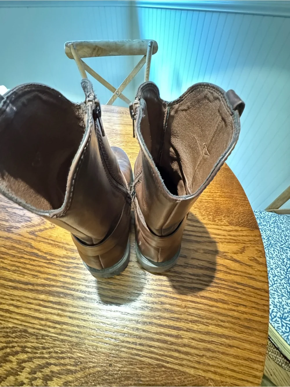 Brown Frye and Co. Mid-Calf Leather Boots